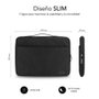 SUBBLIM Funda Elegant para Portátil hasta 15.6'', Negro